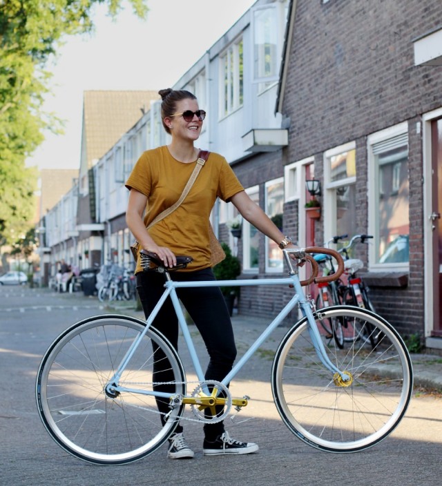 Maatwerk fixie fiets Rieneke Velo d'Anvers
